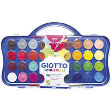 VALIGETTA ACQUERELLI GLITTER GIOTTO A 36 COLORI - PV CART